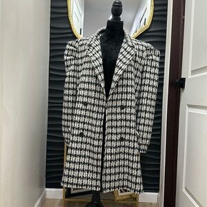 Plus Size Tweed  Blazer / coat